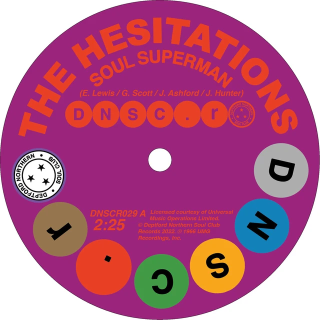 The Hesitations/Bobby "Blue" Bland Soul Superman (7") 