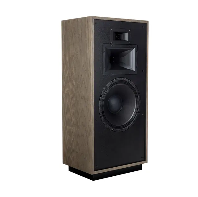 Klipsch Forte IV, distressed oak 3-veis hornhøyttaler, 12/15" bass, 99 dB 