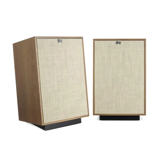 Klipsch Heresy IV, distressed oak 3-veis hornhøyttaler, 12" bass, 99 dB 