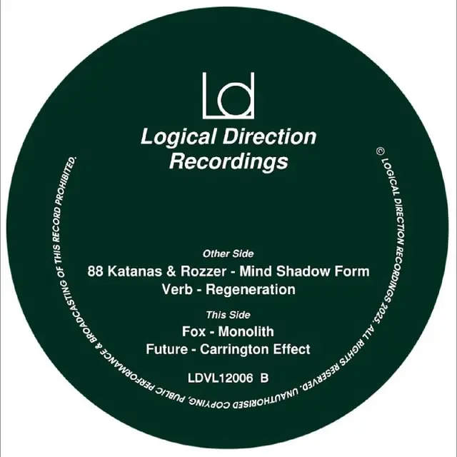 88 Katanas & Rozzer/Verb/Fox/Future Mind Shadow Form/Regeneration… (12") 