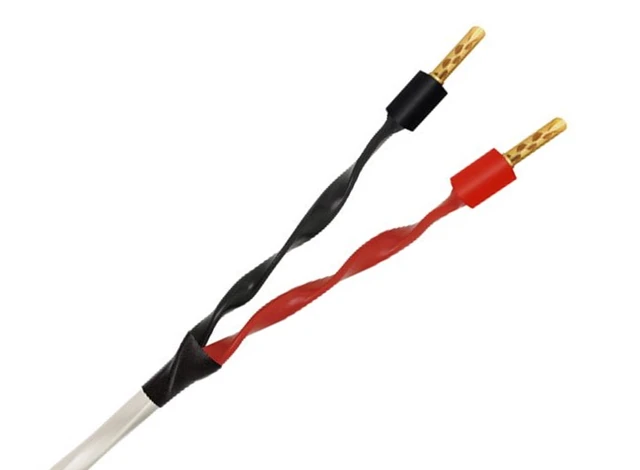 Wireworld Solstice 8-2, 2x2 m Stereosett høyttalerkabel, bananplugger 