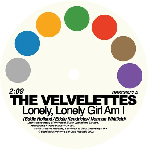 The Velvelettes/Gladys Knight & The Pips Lonely, Lonely Girl Am I/No… - LTD (7") 