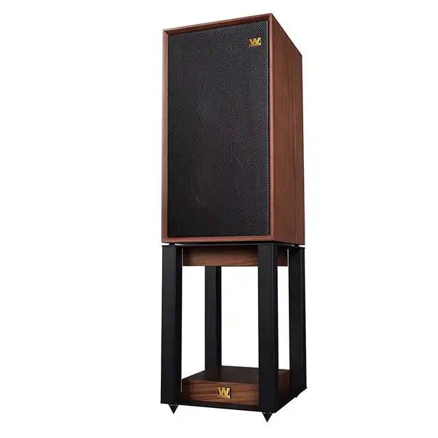Wharfedale Linton Heritage, valøtt 3-veis høyttaler inkl. gulvstativ 