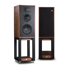 Wharfedale Linton Heritage, valøtt 3-veis høyttaler inkl. gulvstativ