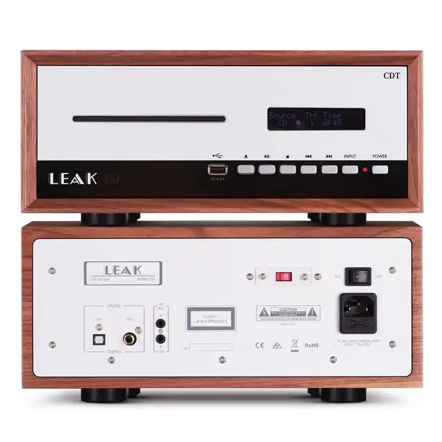 Leak Audio CDT, CD-drivverk CDT benyttes med ekstern D/A-konverter 