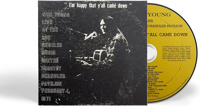 Neil Young Dorothy Chandler Pavilion 1971 (CD) 
