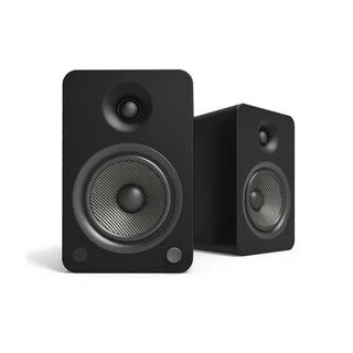 Kanto YU6 Aktive Høyttalere, matt svart RIAA-trinn, Bluetooth, Optiske innganger