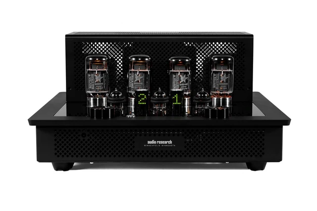 Audio Research I/50, rørforsterker 2x50 watt, 4 linjeinnganger, svart 