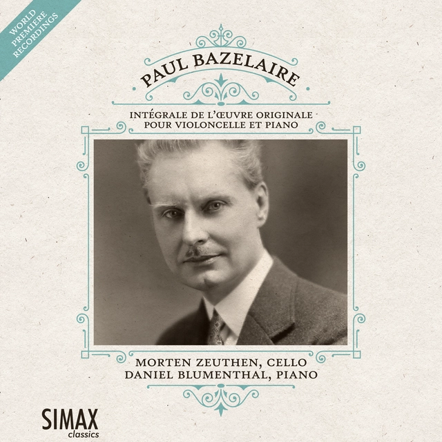 Morten Zeuthen/Daniel Blumenthal Bazelaire: Complete Works For Cello…(CD) 