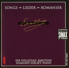 Per Vollestad/Sigmund Hjelset Grieg: Songs, Lieder, Romanser (CD)