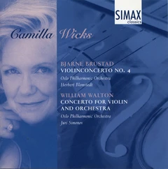 Camilla Wicks Brustad &amp; Walton: Violin Concerto (CD)