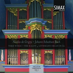 Terje Winge Organum Norvegica 1: Grigny &amp; Bach (CD)