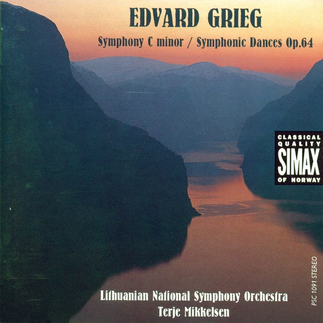 Lithuanian National Symphony Orchestra Grieg: Symphony In C Minor &… (CD) 