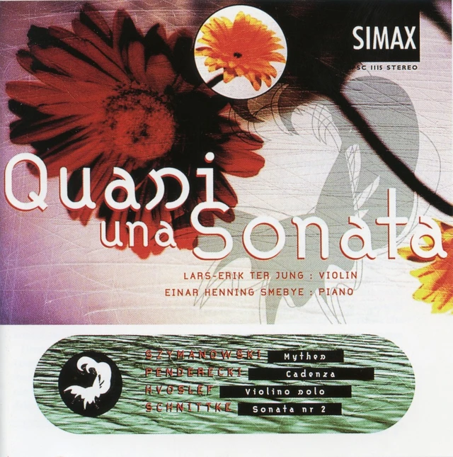 Lars-Erik ter Jung/Einar Henning Smebye Quasi Una Sonata (CD) 