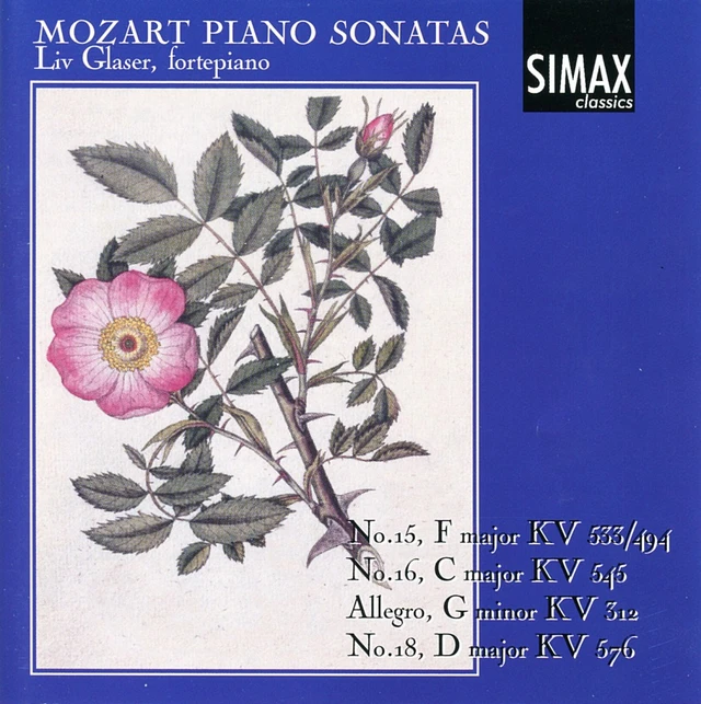 Liv Glaser Mozart: Piano Sonatas Vol. 5 (CD) 