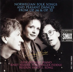 Geir Botnen/Knut Hamre/Reidun Horvei Grieg: Norwegian Folk Songs &amp;… (CD)