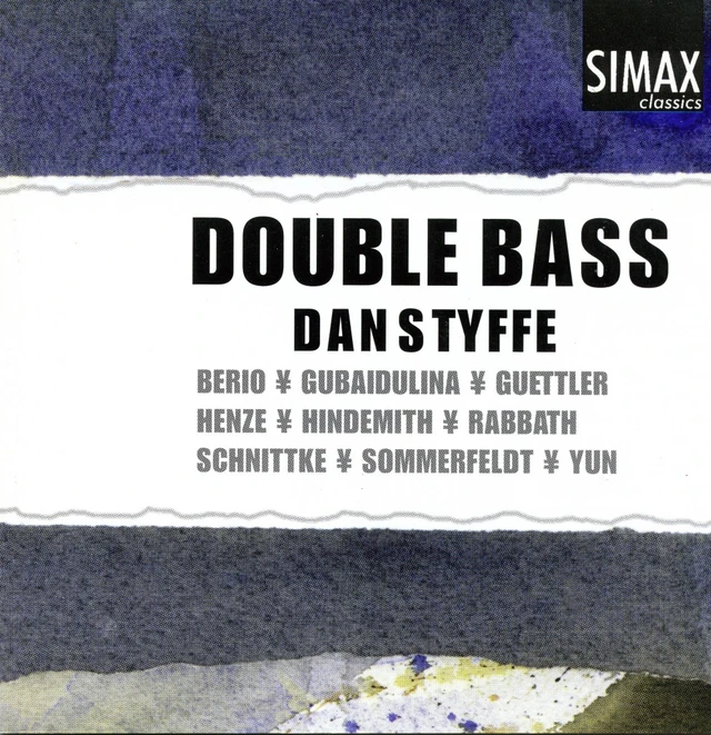 Dan Styffe Chamber Music For Double Bass (CD) 