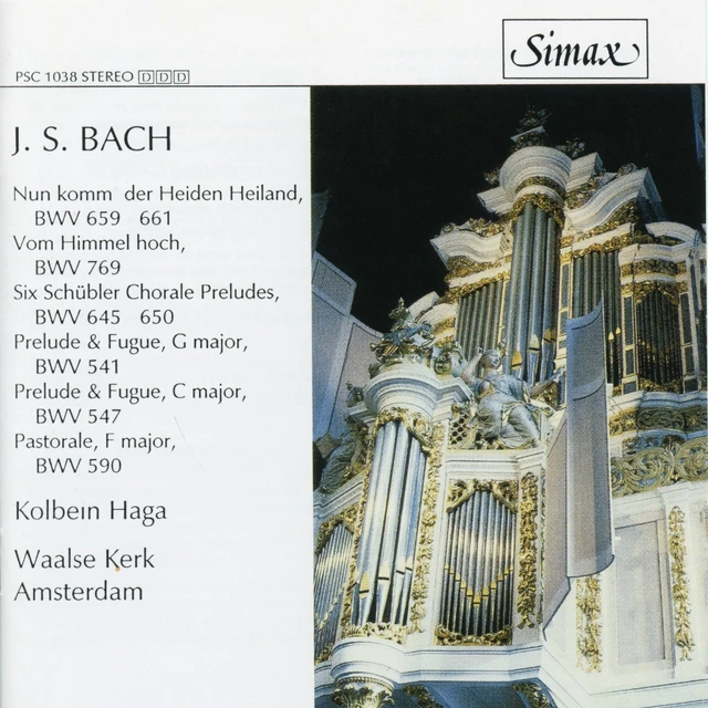 Kolbein Haga Bach: Organ Music (CD) 