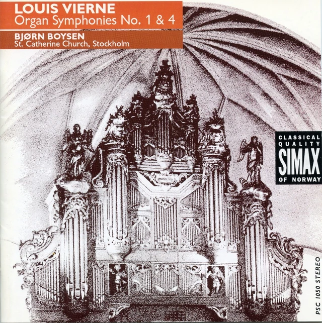 Bjørn Boysen Vierne: Organ Symphonies 1 & 4 (CD) 