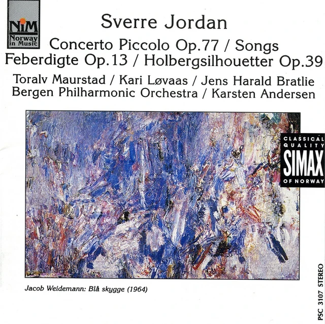 Bergen Filharmoniske Orkester Jordan: Concerto Piccolo… (CD) 