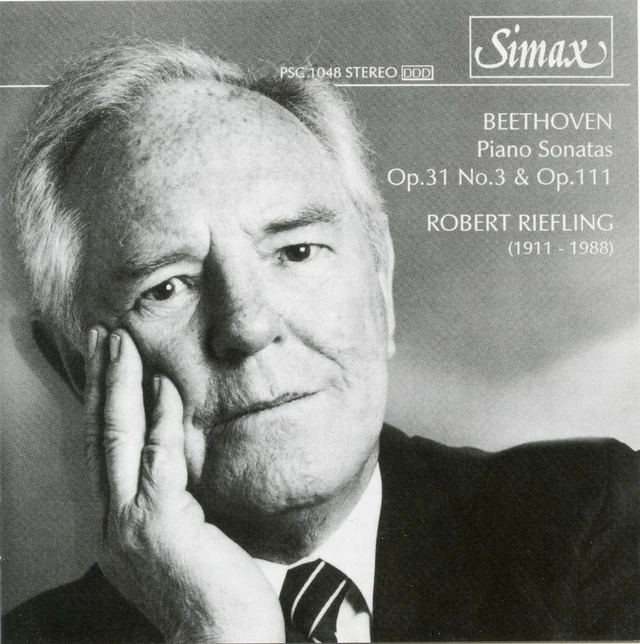 Robert Riefling Beethoven: Piano Sonatas Op. 31 &… (CD) 