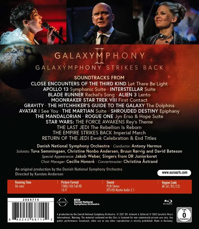 Danish National Symphony Orchestra Galaxymphony II: Galaxymphony… (BD) 