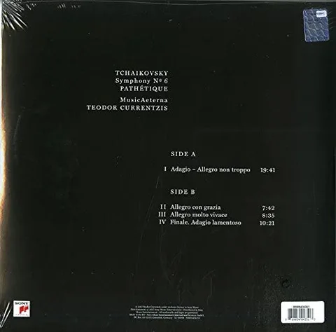Teodor Currentzis Tchaikovsky: Symphony No. 6 (LP) 