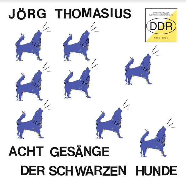 Jörg Thomasius Acht Gesänge Der Schwarzen Hunde (LP) 