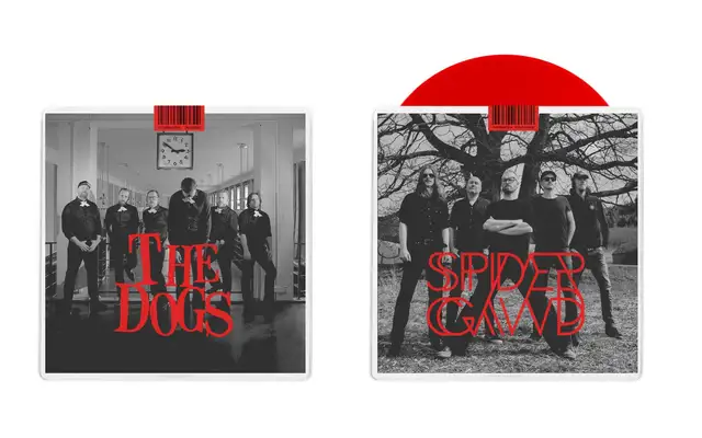 Spidergawd / The Dogs Split - RØD (7") 