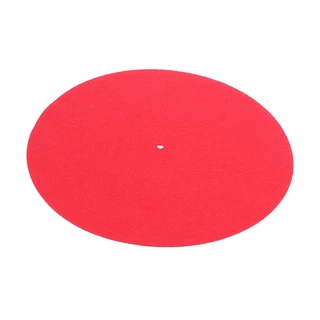 Rega filtmatte, rød Platespillermatte, 100% ull