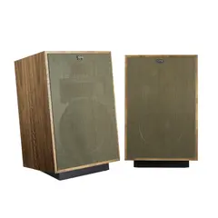 Klipsch Heresy IV, valnøtt 3-veis hornhøyttaler, 12" bass, 99 dB