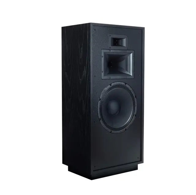 Klipsch Forte IV, svart ask 3-veis hornhøyttaler, 12/15" bass, 99 dB 