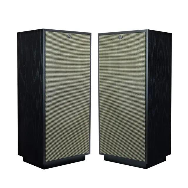 Klipsch Forte IV, svart ask 3-veis hornhøyttaler, 12/15" bass, 99 dB 