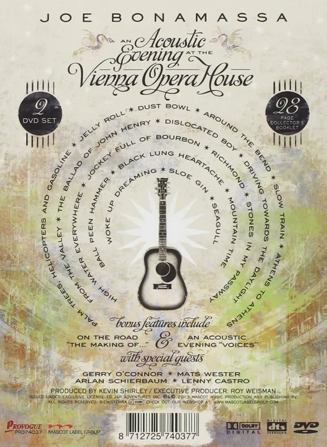 Joe Bonamassa An Acoustic Evening At The Vienna…(2DVD) 