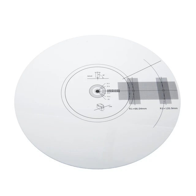 Protractor / Strobedisk Mal for montering av pickup 