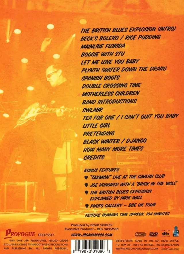 Joe Bonamassa British Blues Explosion Live (2DVD) 