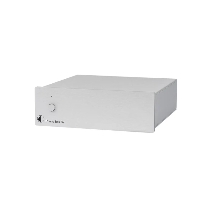 Pro-Ject Phono Box S2, sølv MM/MC RIAA-trinn 