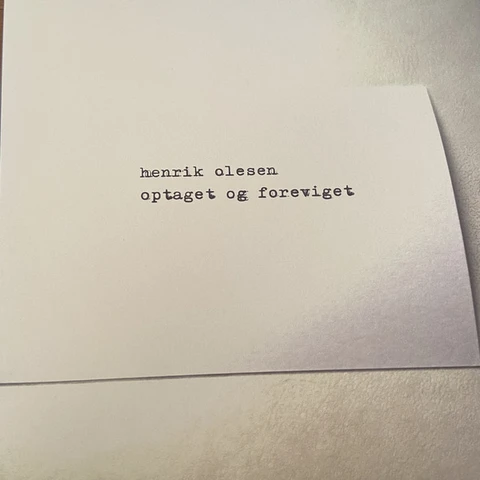 Henrik Olesen Optaget & Foreviget (LP) 