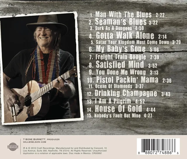 Willie Nelson Country Music (CD) 