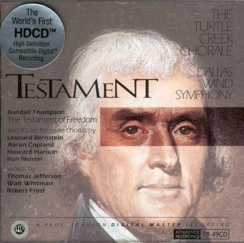 Dallas Wind Symphony/Turtle Creek Choral Testament - American Music For Male…(CD) 