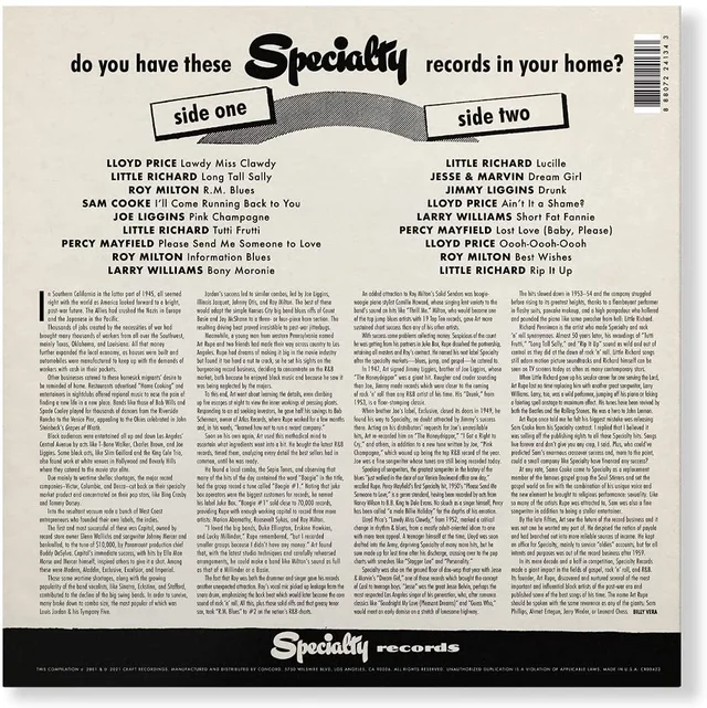 Diverse Artister Rip It Up: The Best Of Specialty… (LP) 